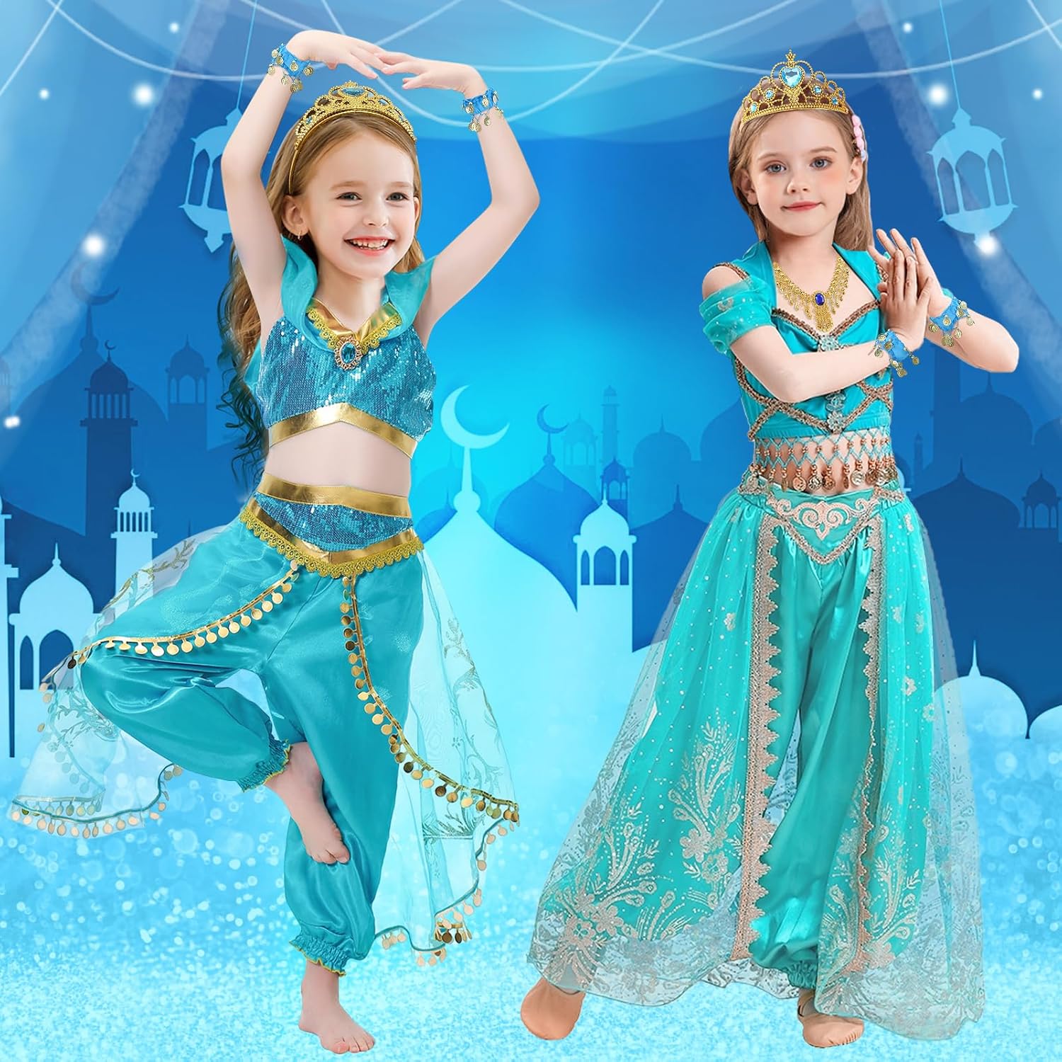 GC Princess Jasmine Costume Set for Kids