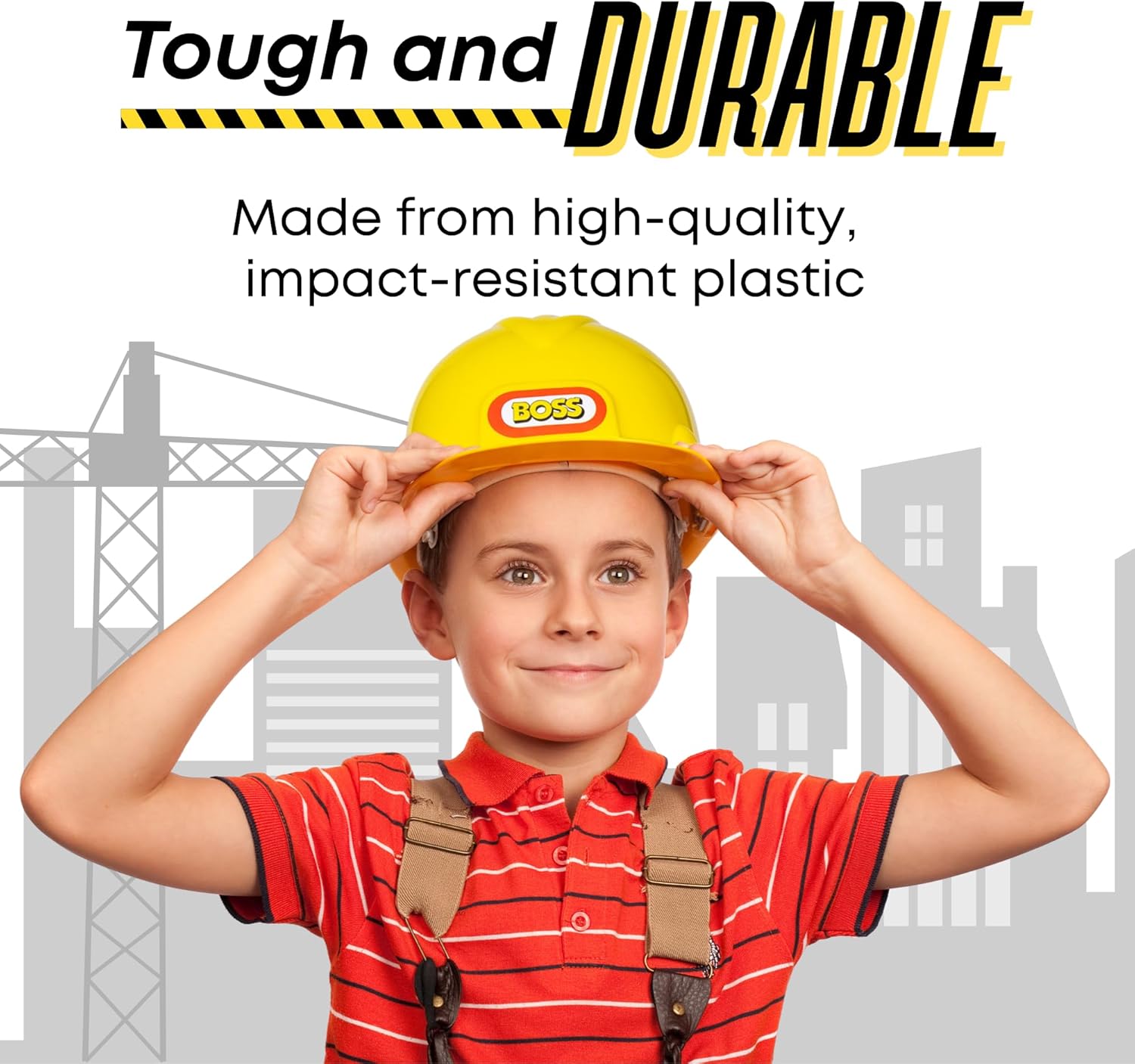 Adjustable Yellow Construction Hard Hat
