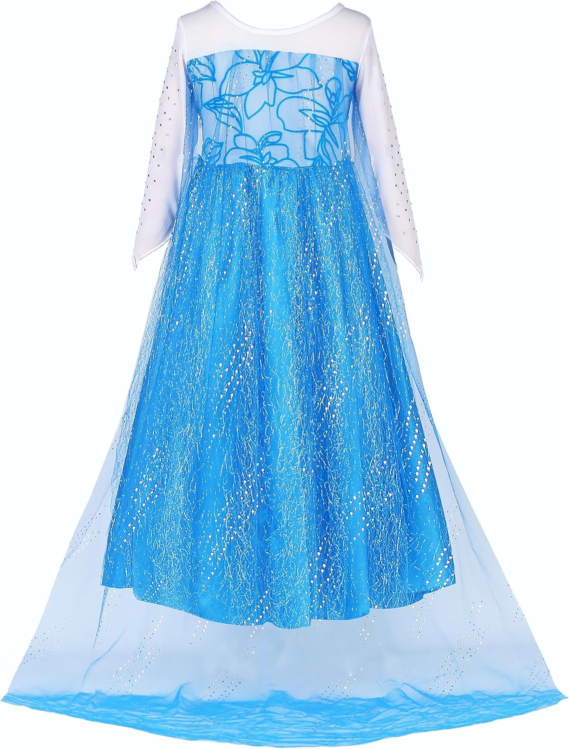 Snow Princess Dress for Little Girls Princess Design Soft Luxurious 3-8T