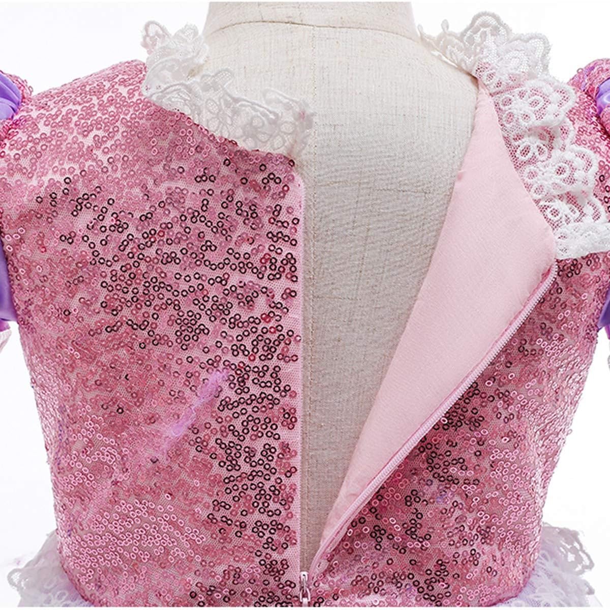 MYRISAM Sofia The First Rapunzel Princess Halloween Costume Dress