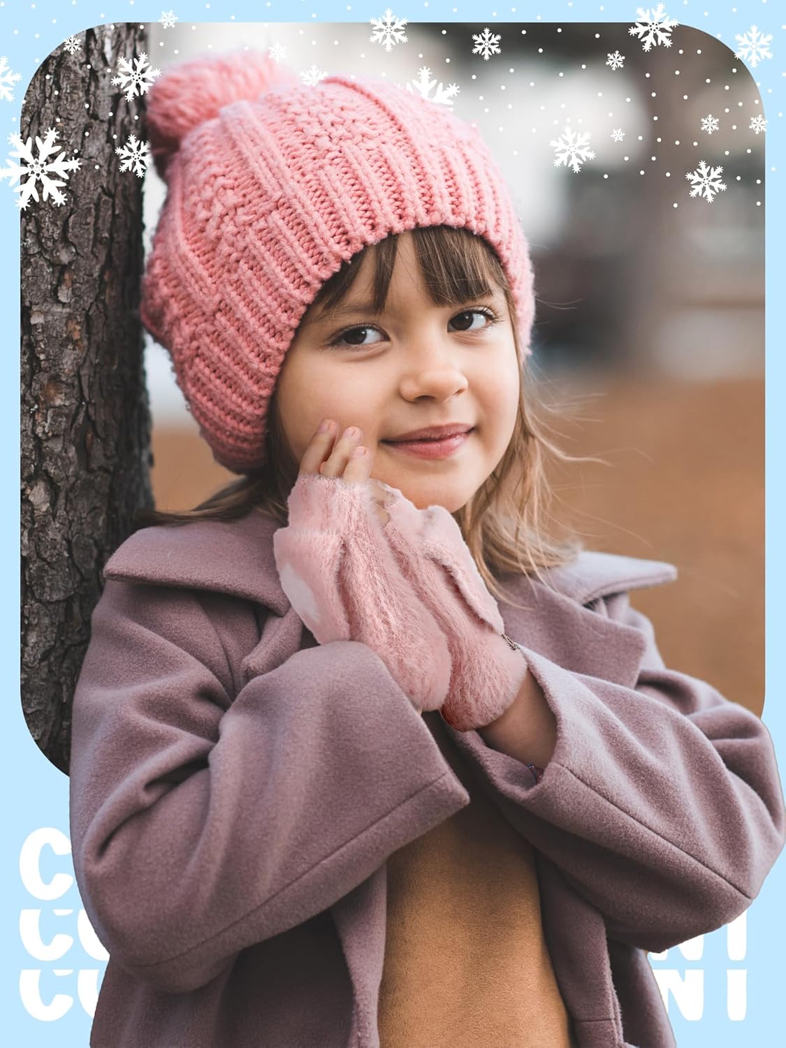 3 Pairs Geyoga Kid Fingerless Gloves