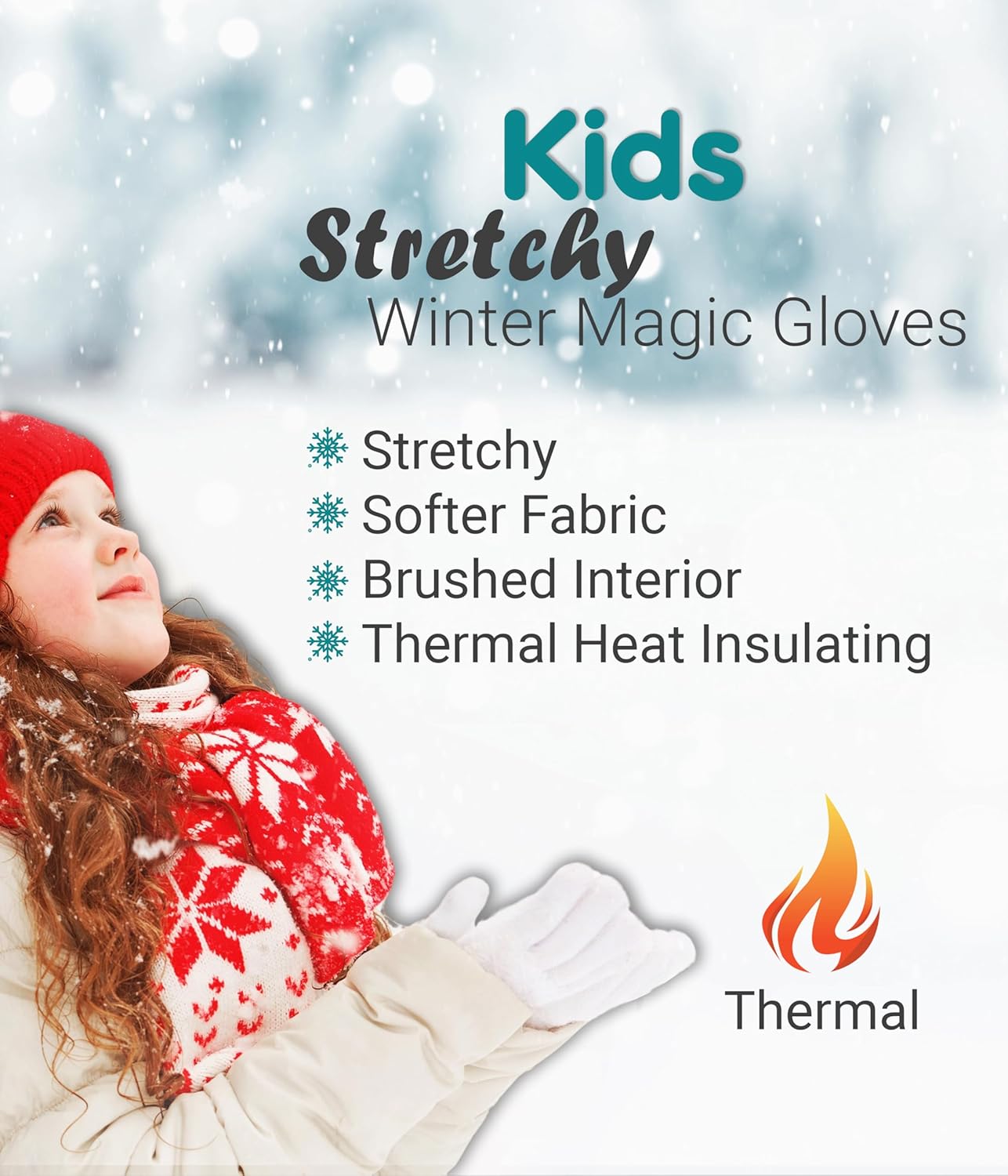 Winterlace 48-Piece Kids Beanies Gloves Set