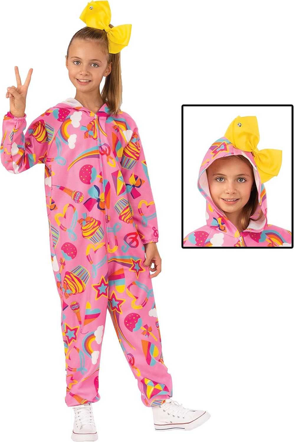 Rubies Jojo Siwa Pink One-Piece Costume X-Small