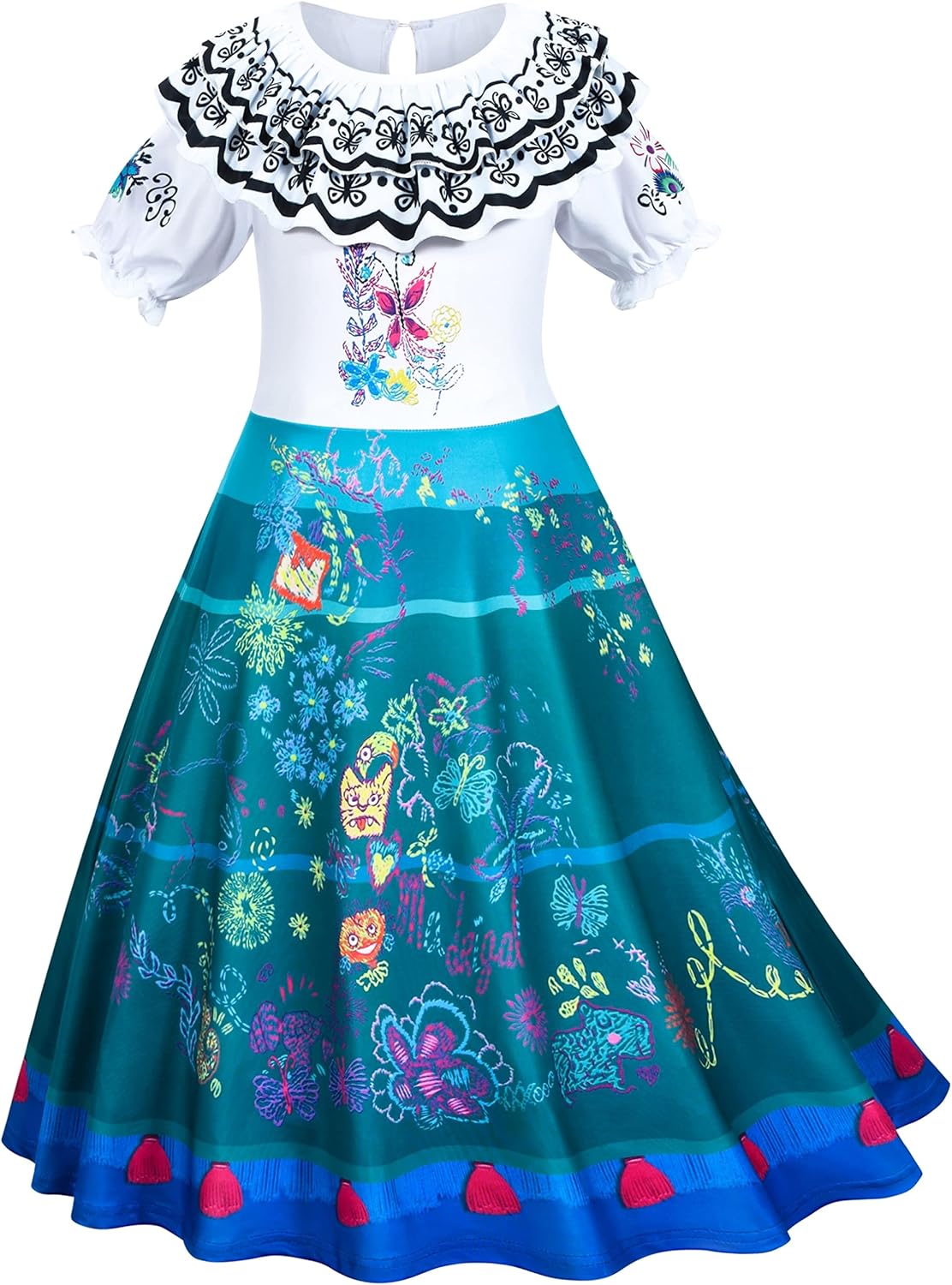 Magic Princess Costume Dress for Girls with Accessories