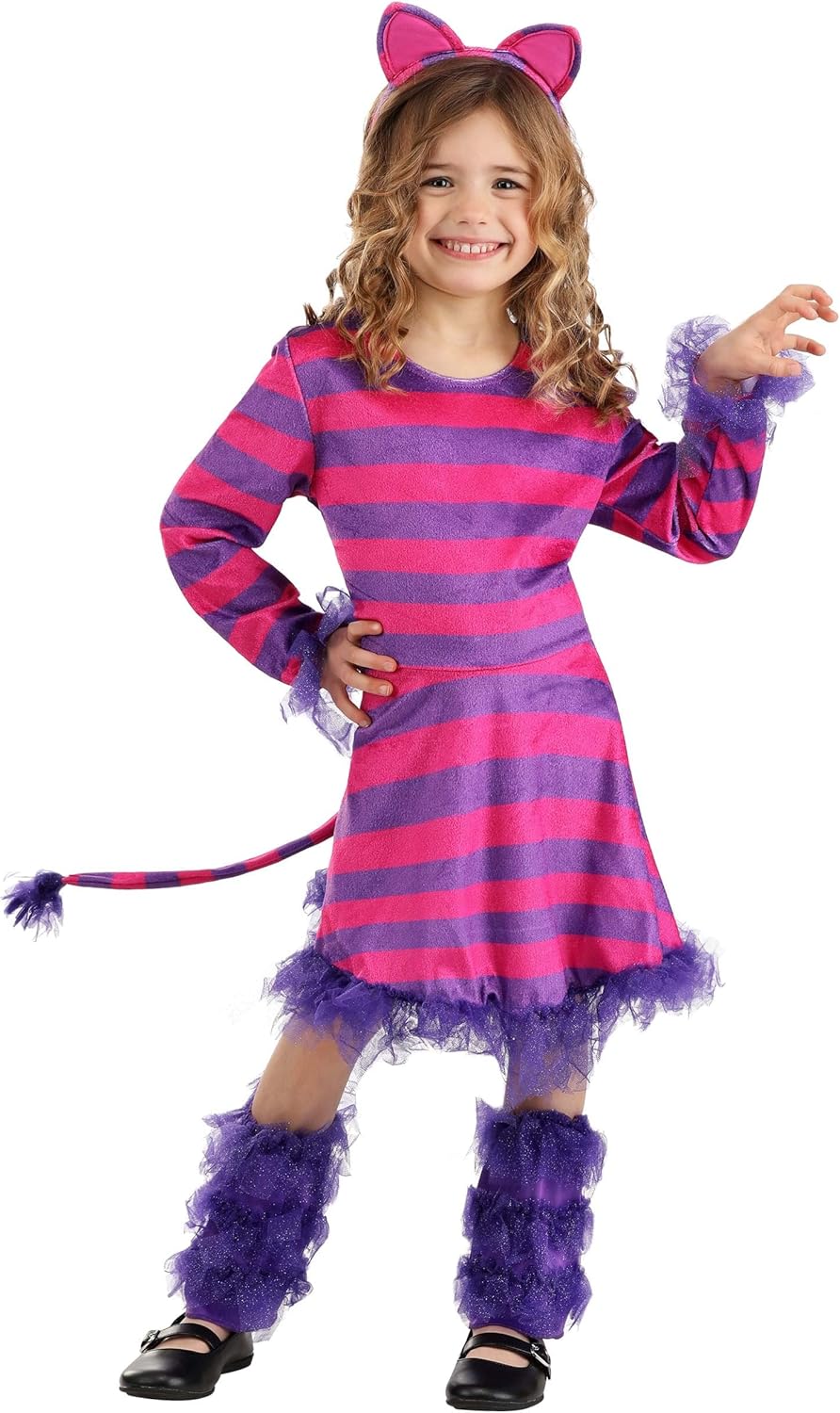 Mischievous Cheshire Cat Costume for Girls