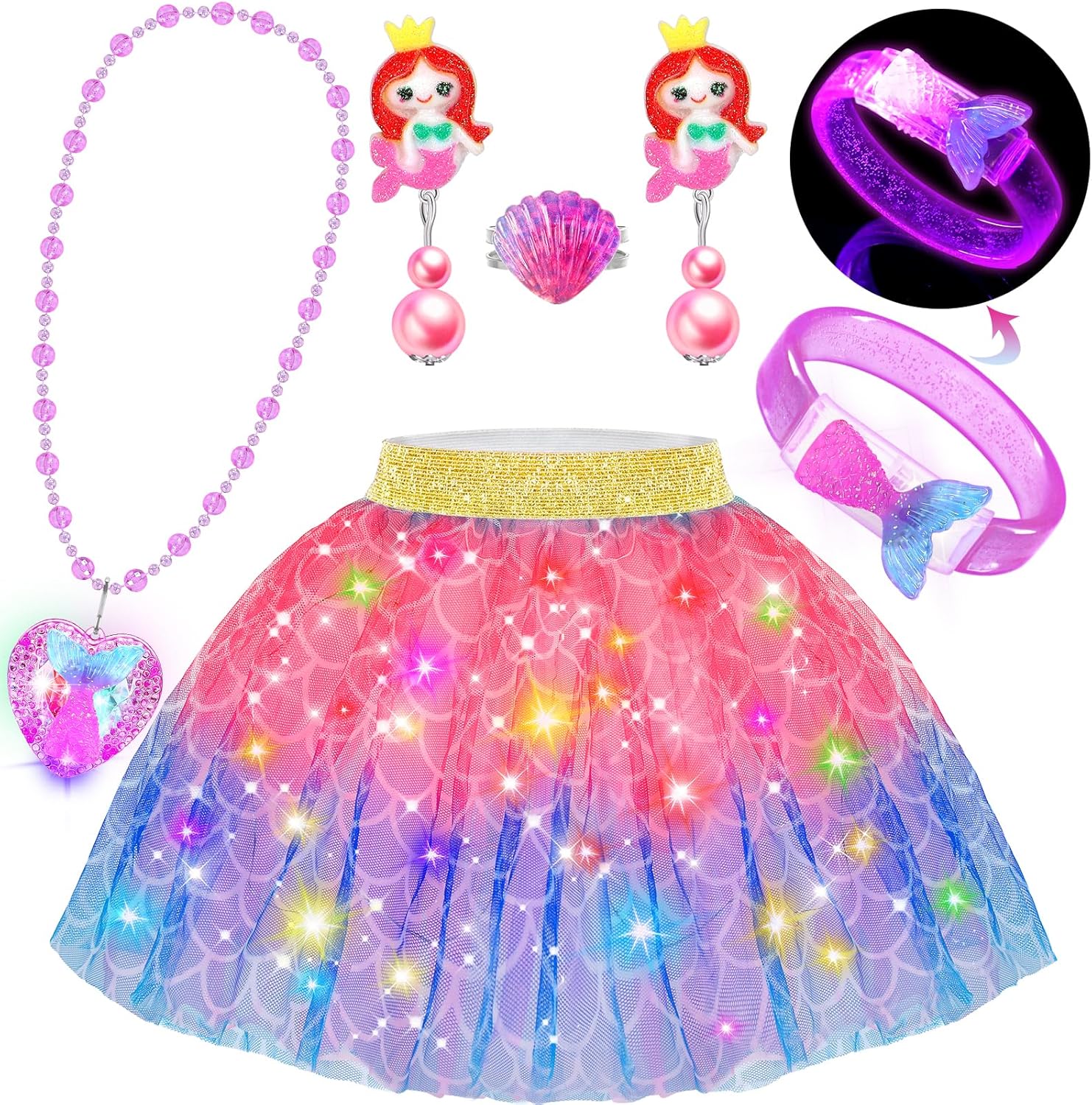 Light-Up Princess Dress Up for Girls 4-6