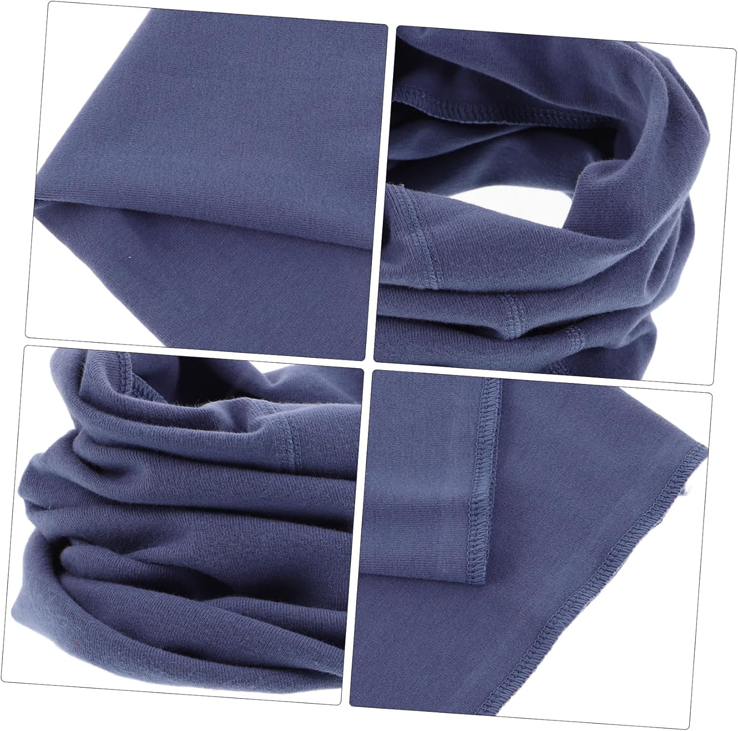TOVINANNA Windproof Scarf for Boys - Cotton Blue