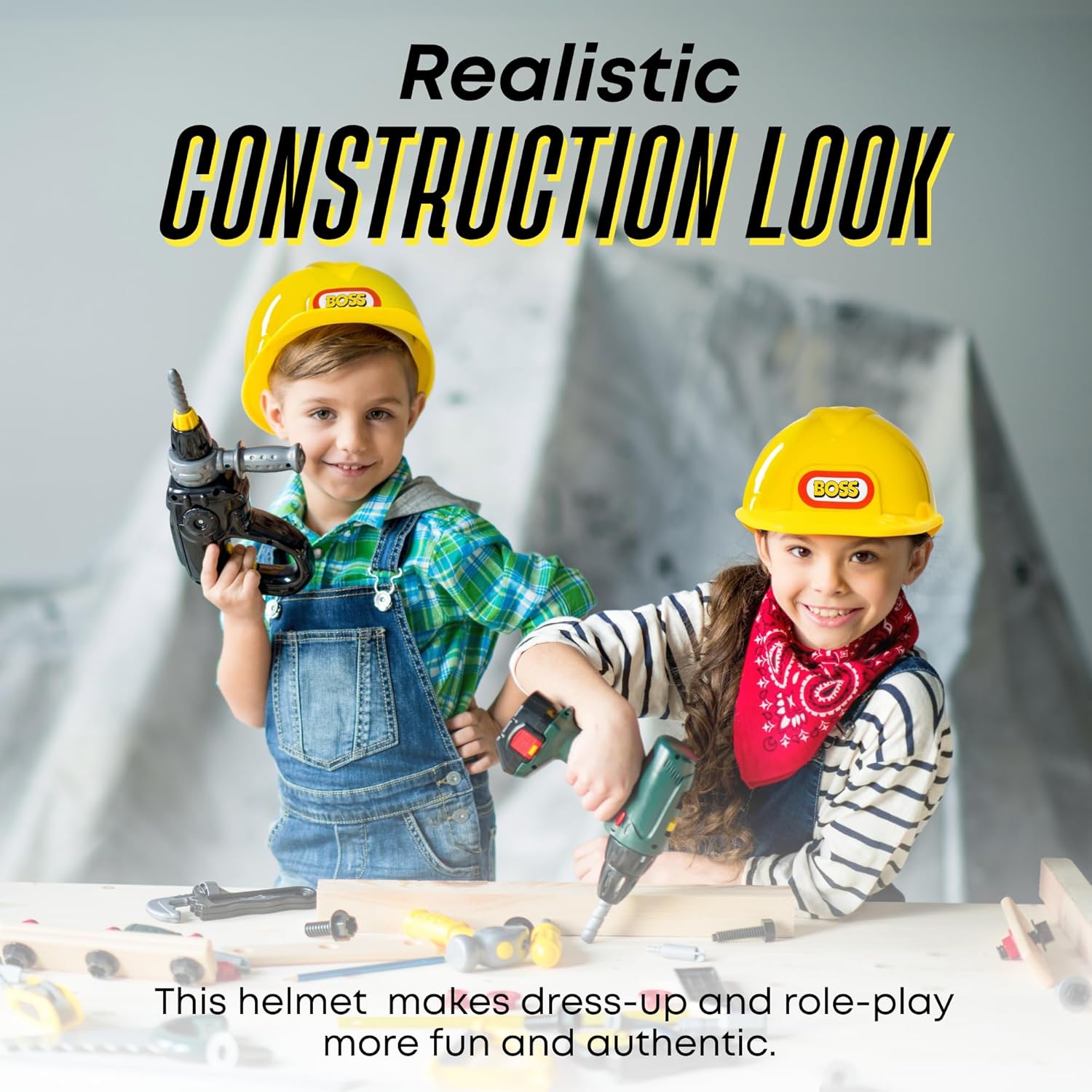 Adjustable Yellow Construction Hard Hat