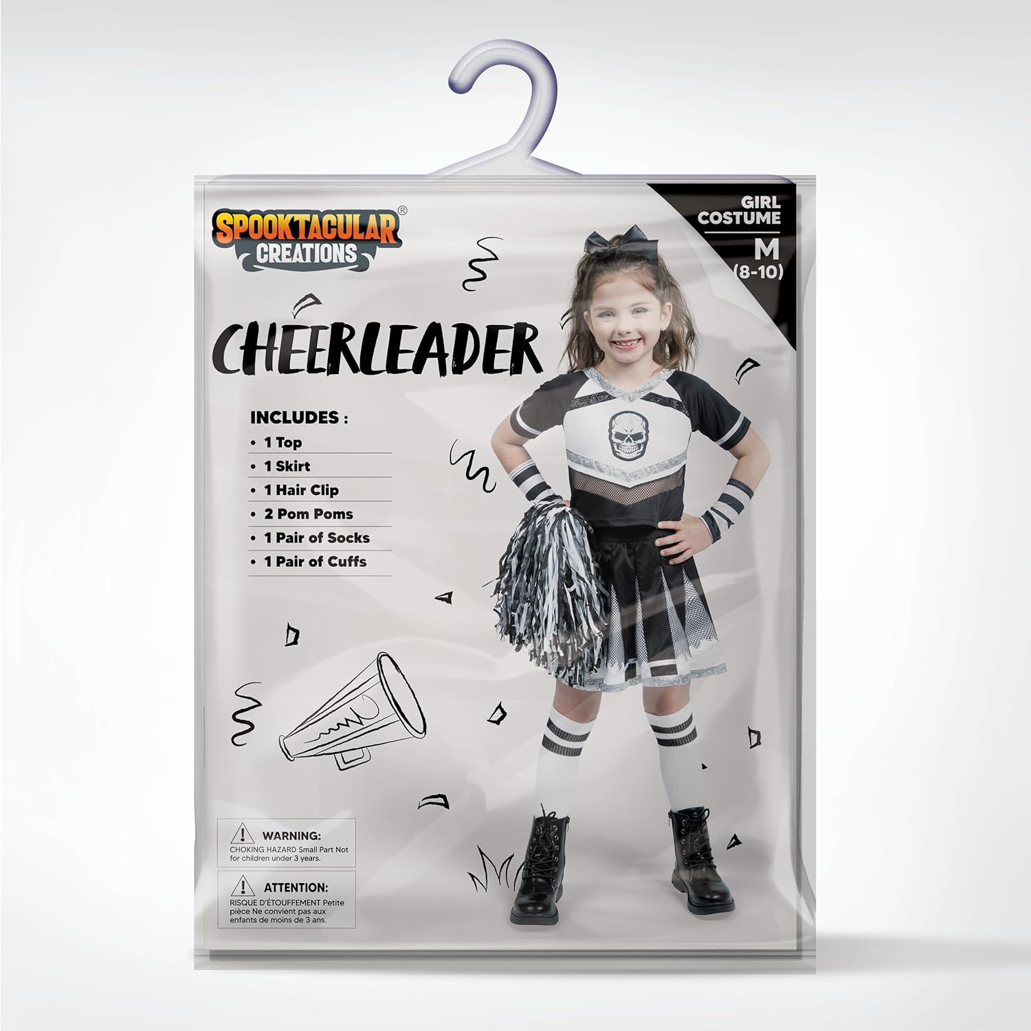 Scary Cheerleader Costume for Girls