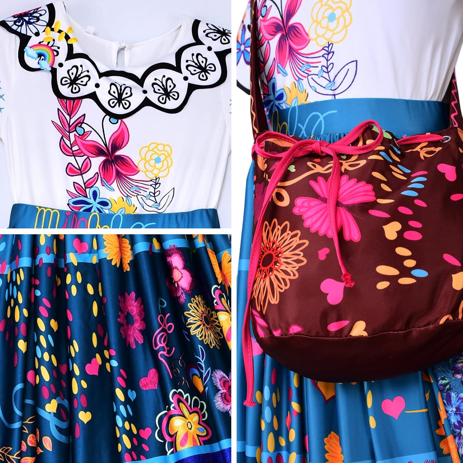 WizUnit Princess Costume with Accessories Maribel Encanto