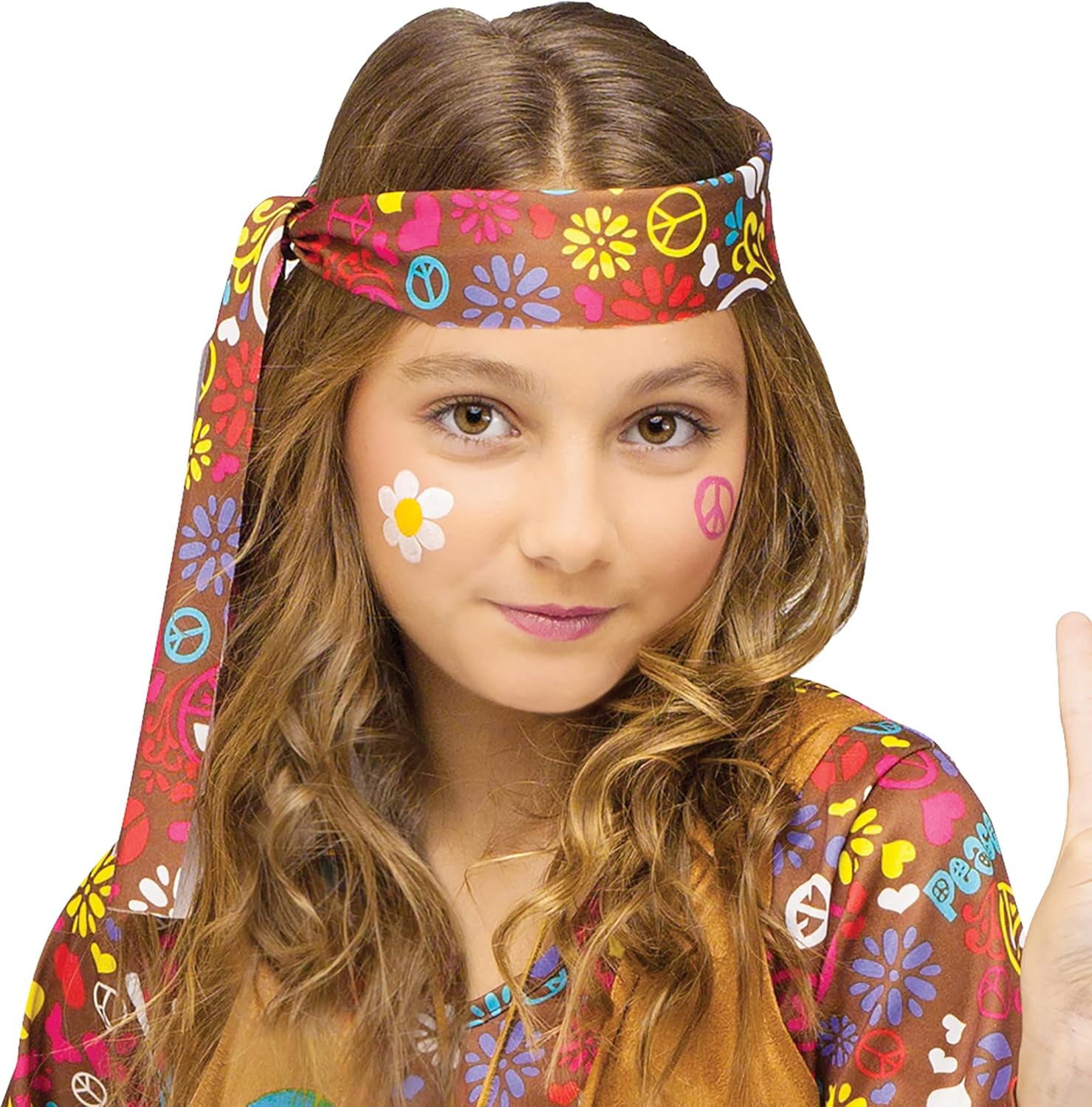 Fun World Child - Peace Love Hippie Costume for Girls