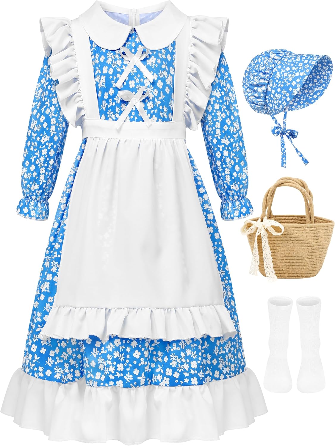 SOMSOC Complete Colonial Girl Dress Set