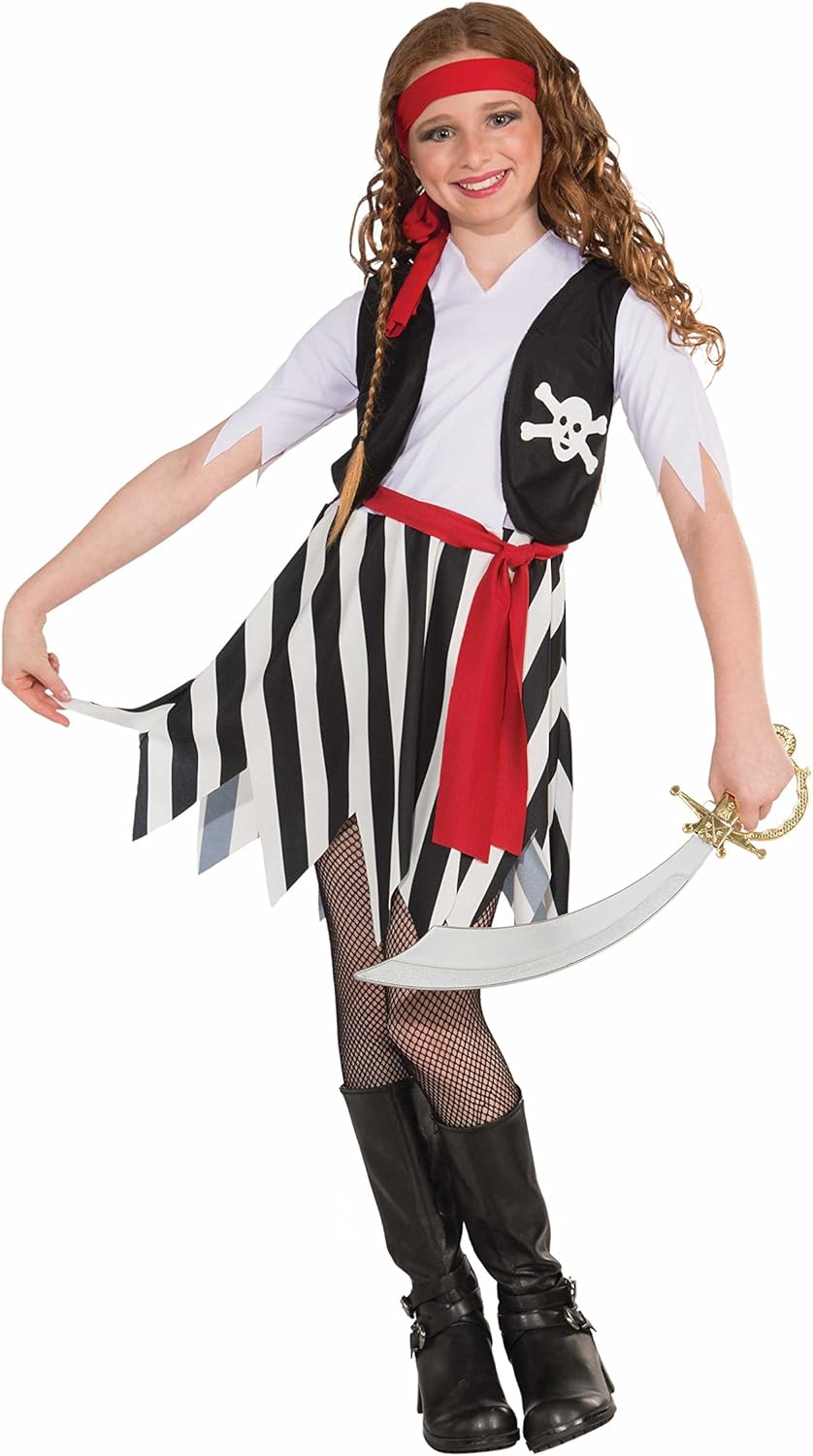 Forum Novelties Girls Little Lady Buccaneer Pirate Costume