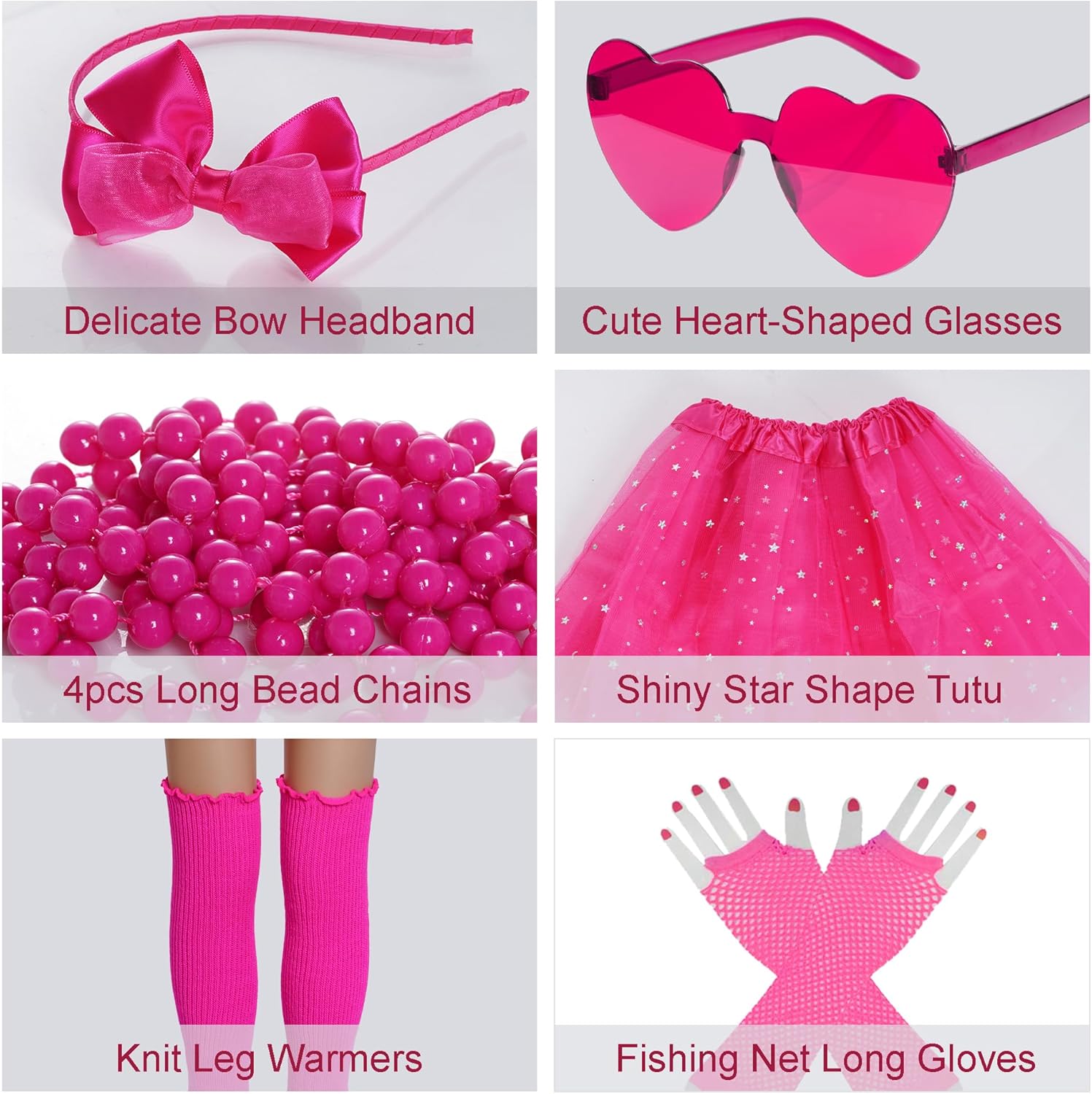 MIAYON 80s Neon Tutu Costume for Girls
