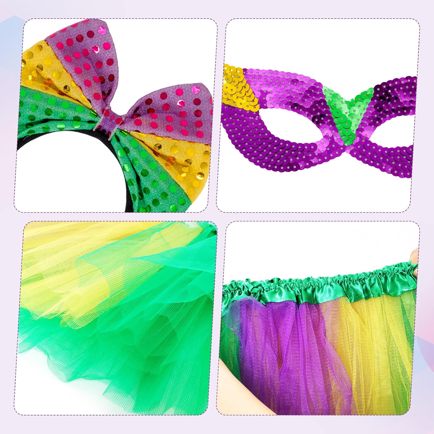 Stylish Mardi Gras Accessories for Girls
