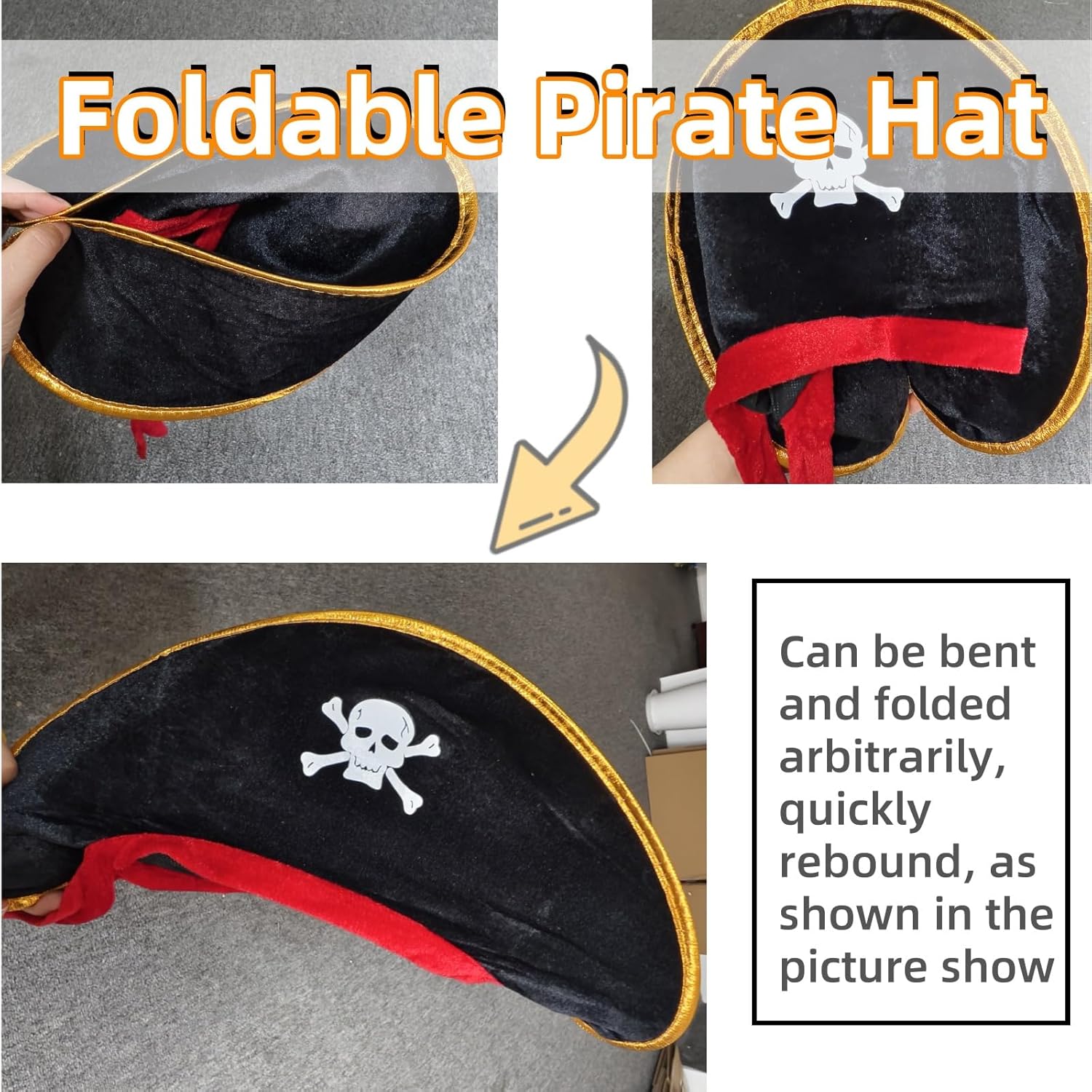 3-Piece Pirate Accessories Set