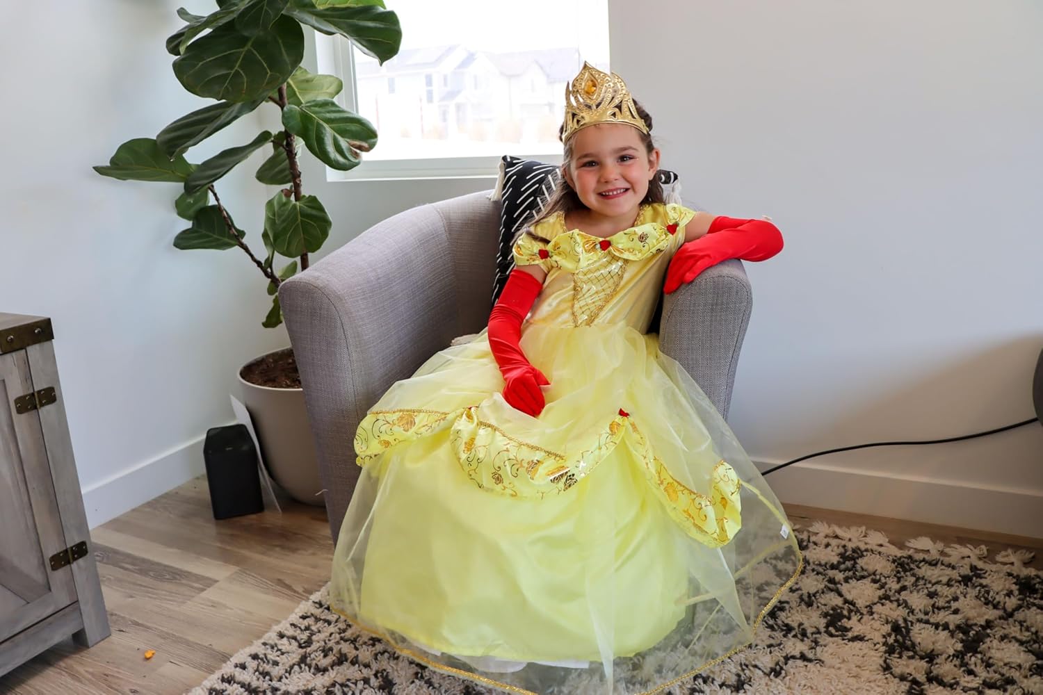 Little Adventures Super Soft Kids Costume Gloves for Princesses