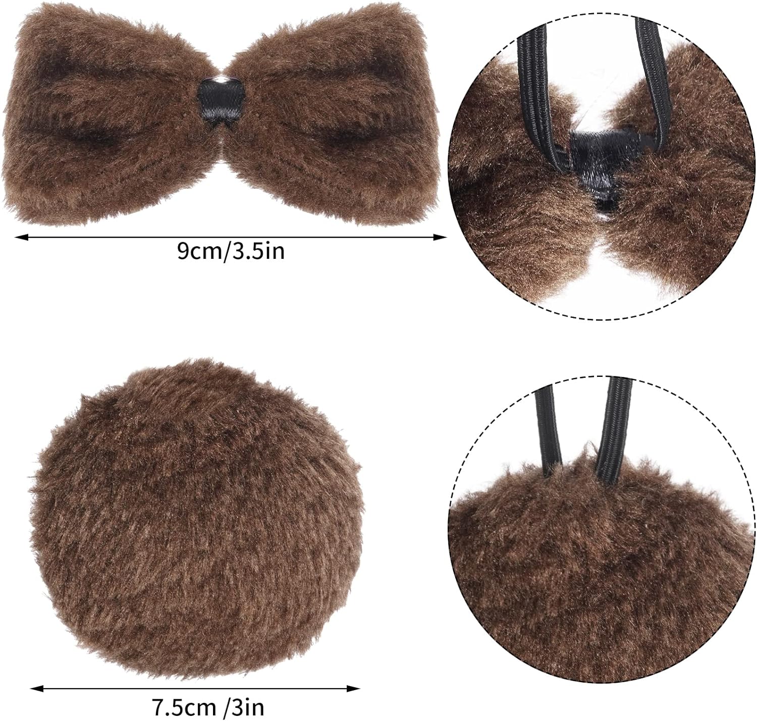 Kids Animal Brown Bear Fancy Costume Kit