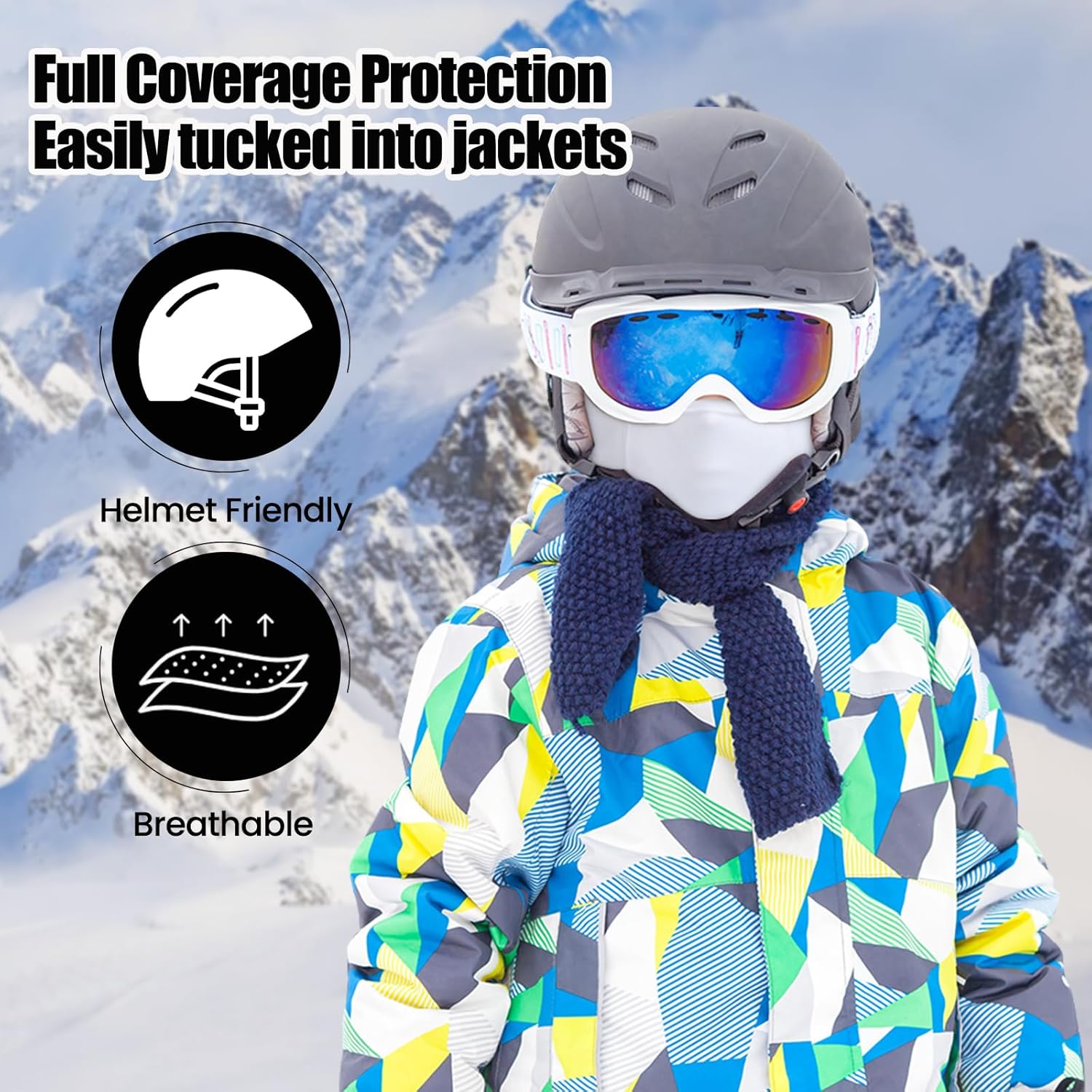 Kids Balaclava Ski Mask Scarf