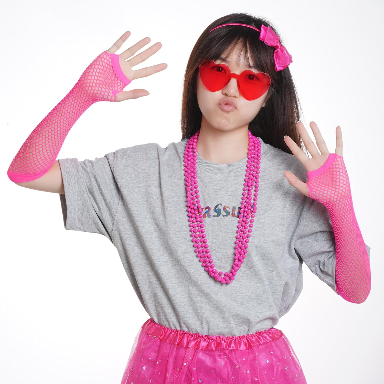 MIAYON 80s Neon Tutu Costume for Girls
