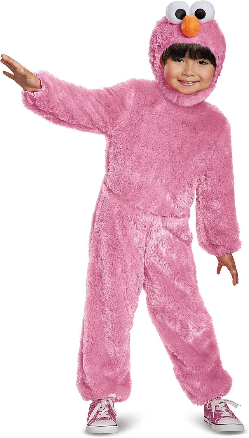 Disguise Elmo Comfy Fur Costume Pink - Ready to Play