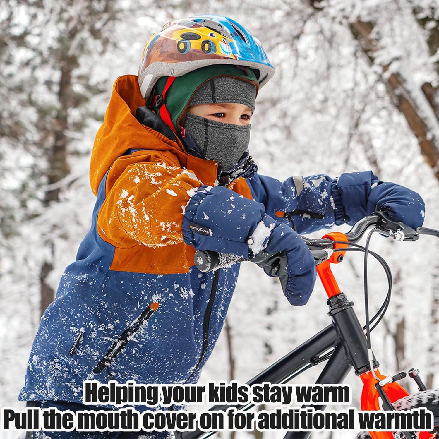 Kids Balaclava Ski Mask - Windproof Breathable for Boys Girls