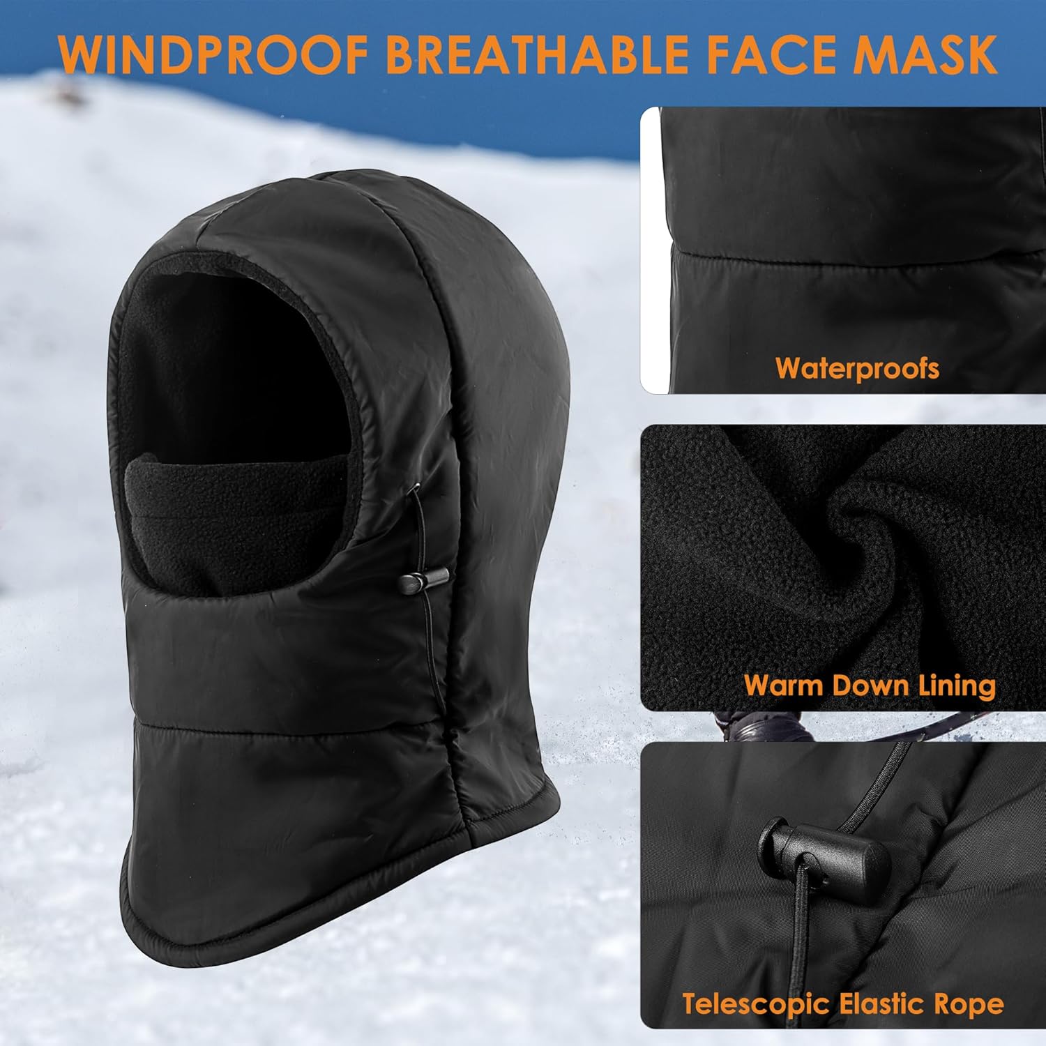 REDESS Winter Balaclava for Kids Waterproof Windproof