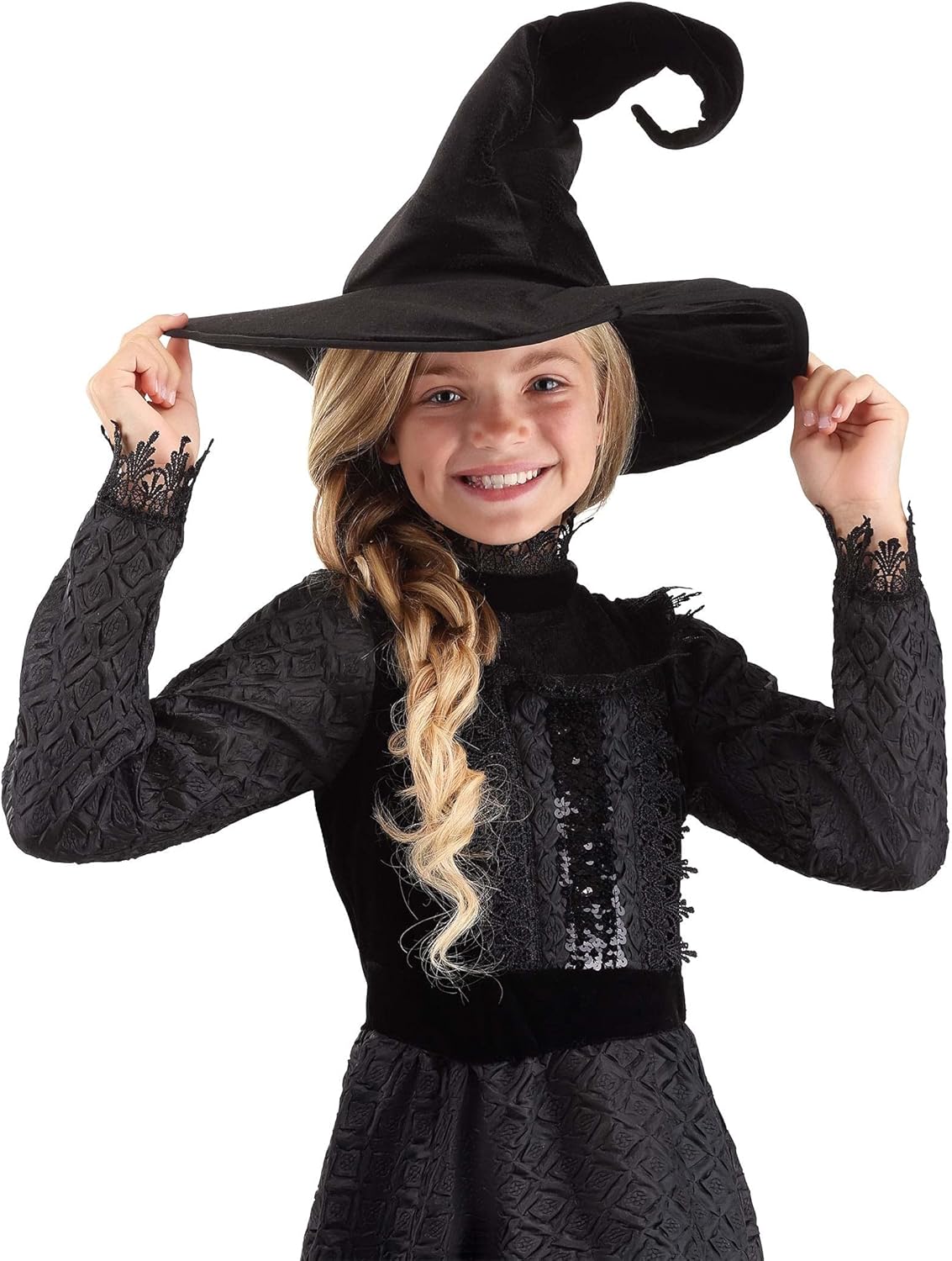 Fun Costumes Kids Witch Hat Deluxe Standard Jumping Into an Enchanted World