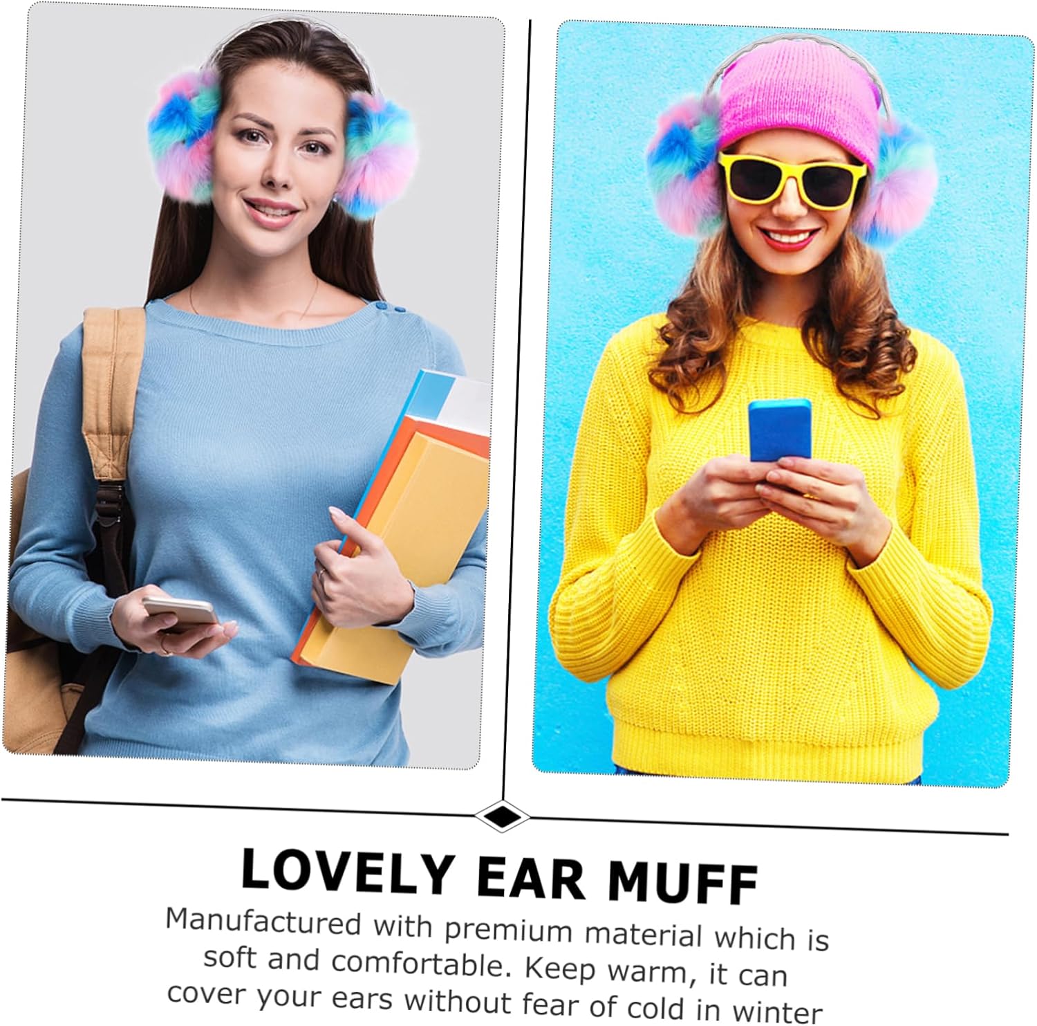 Warm Earmuffs for Girls Stylish Comfortable and Durable