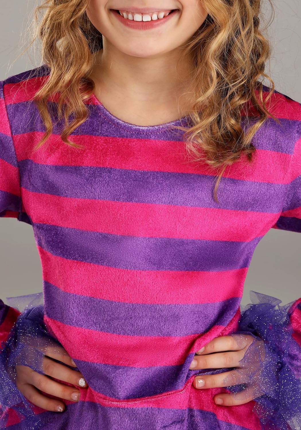 Mischievous Cheshire Cat Costume for Girls