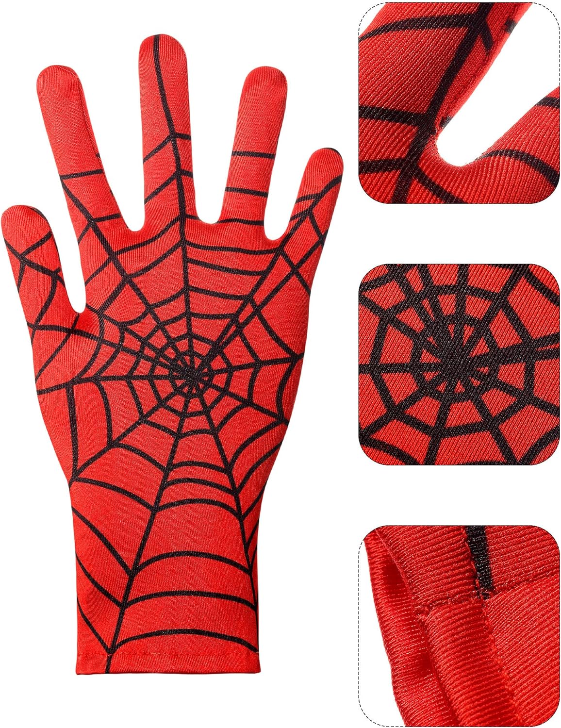 Halloween Spider Web Gloves Spider costume for Kids Babies Homecoming masquerade