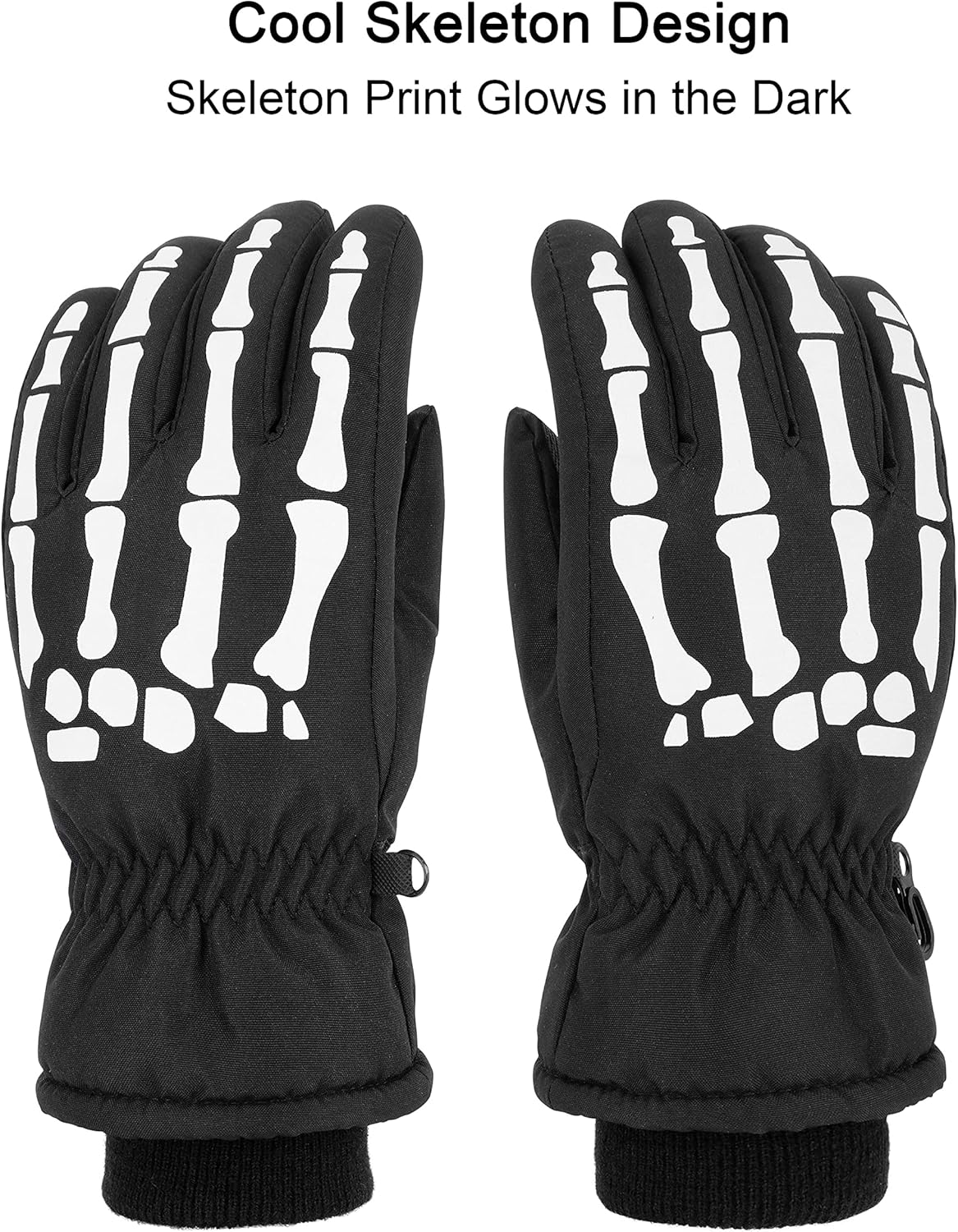 Cotton Kids Snow Ski Gloves Waterproof Windproof Warm Durable