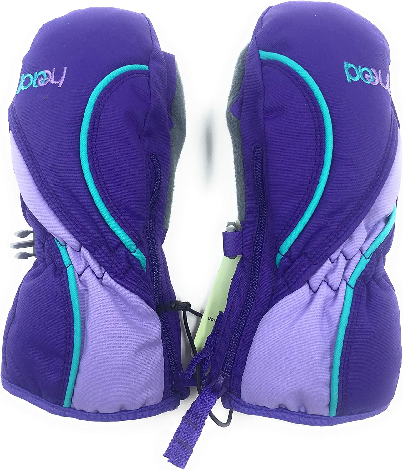 HEAD JR Ski Mittens - Purple and Vistula Blue XXS