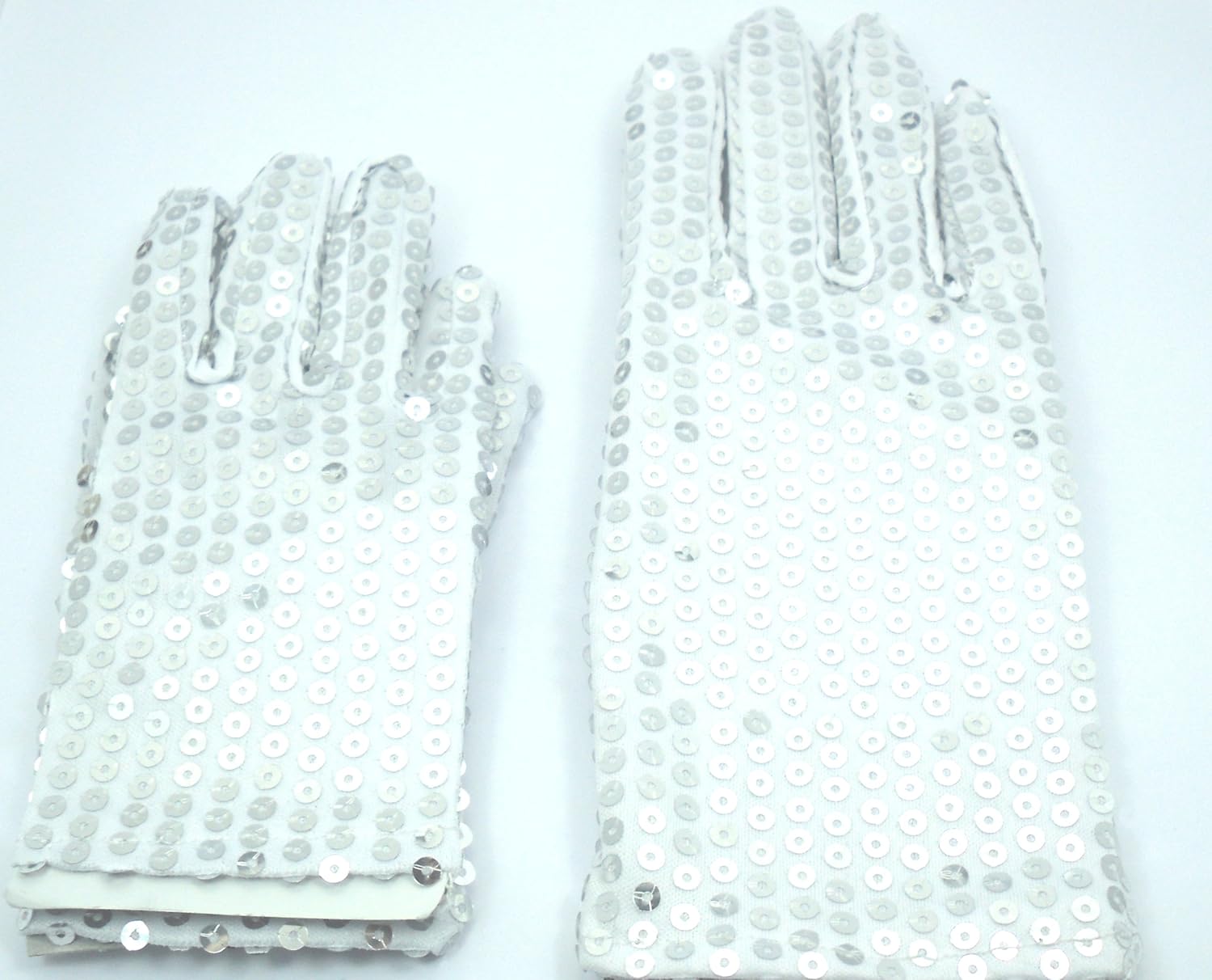 Glistening Sequin Gloves for Boys