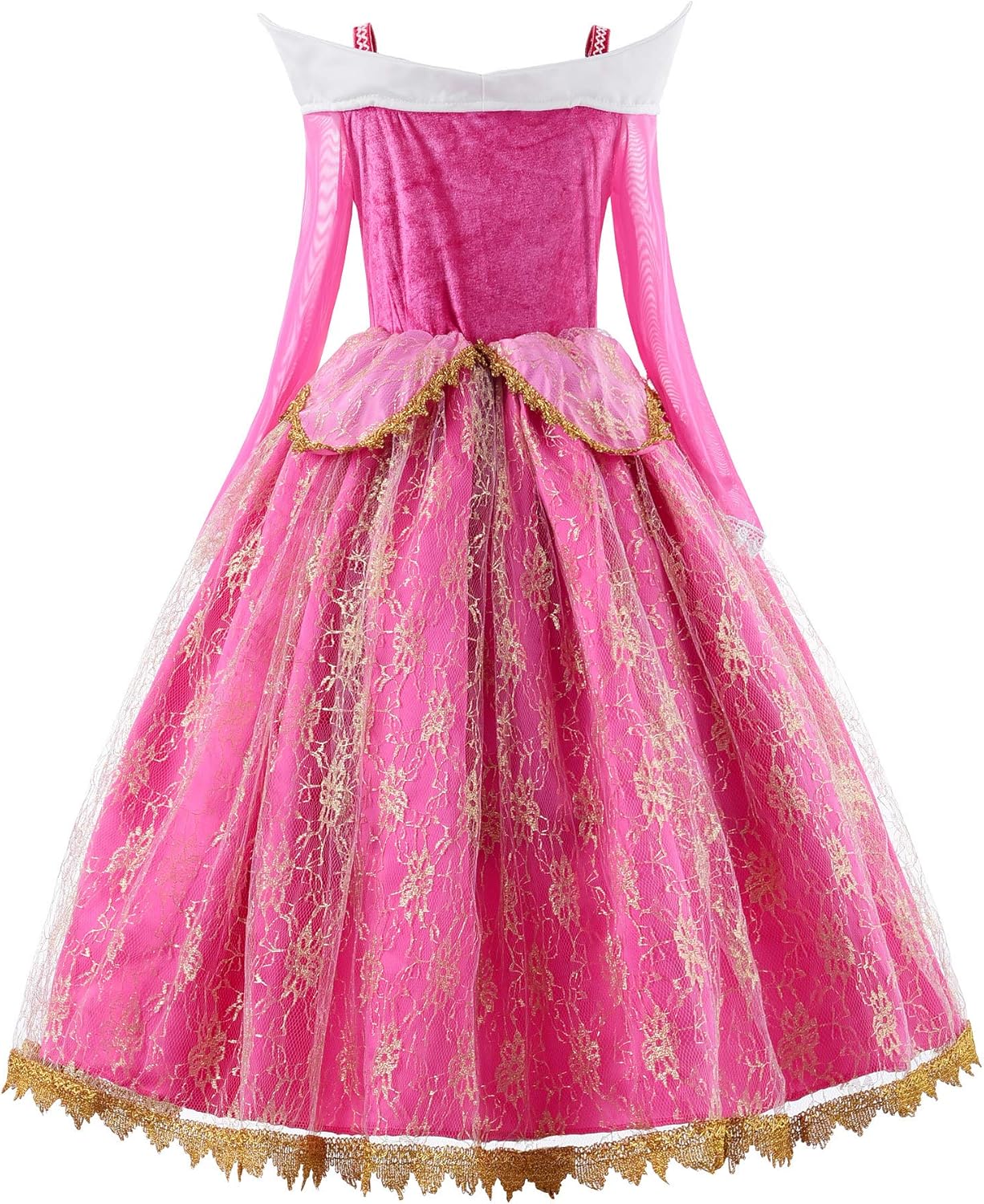 JerrisApparel Girls Pink Princess Costume Royal Published Dress